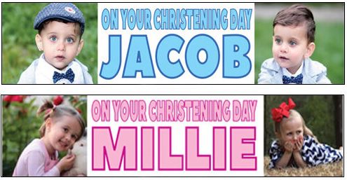 personalised photo banner