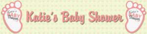 gallery - personalised banner - Baby Shower Banner for Girls non photo banner