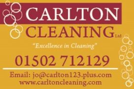 carlton cleaning business card